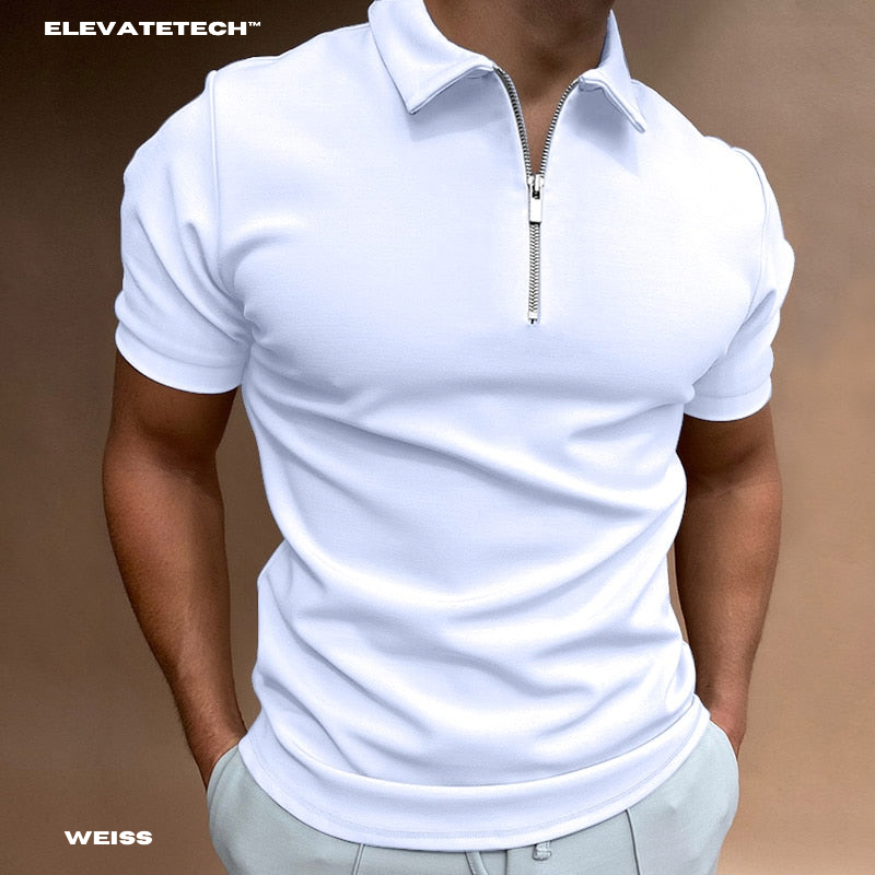 ElevateTech™ Poloshirt mit Reißverschluss